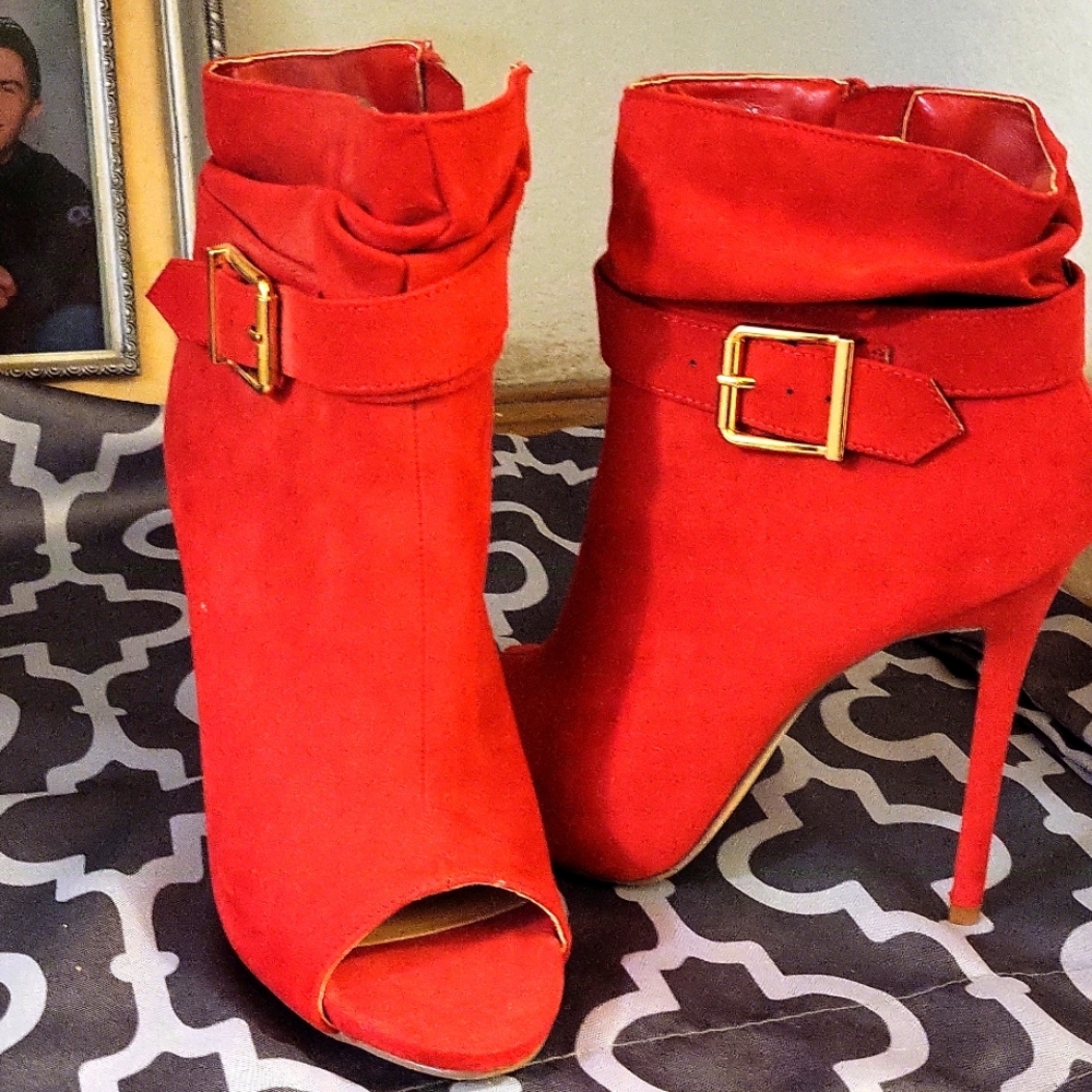 Red woman's heels